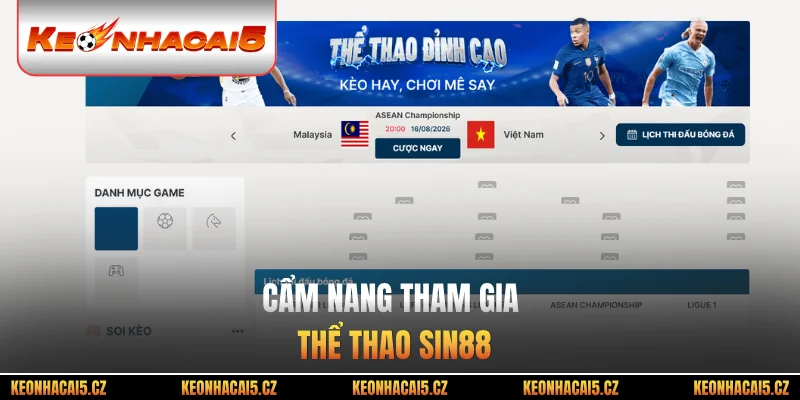 Cẩm nang tham gia thể thao Sin88