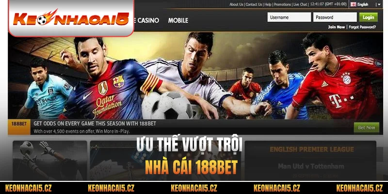 Ưu thế vượt trội nhà cái 188BET